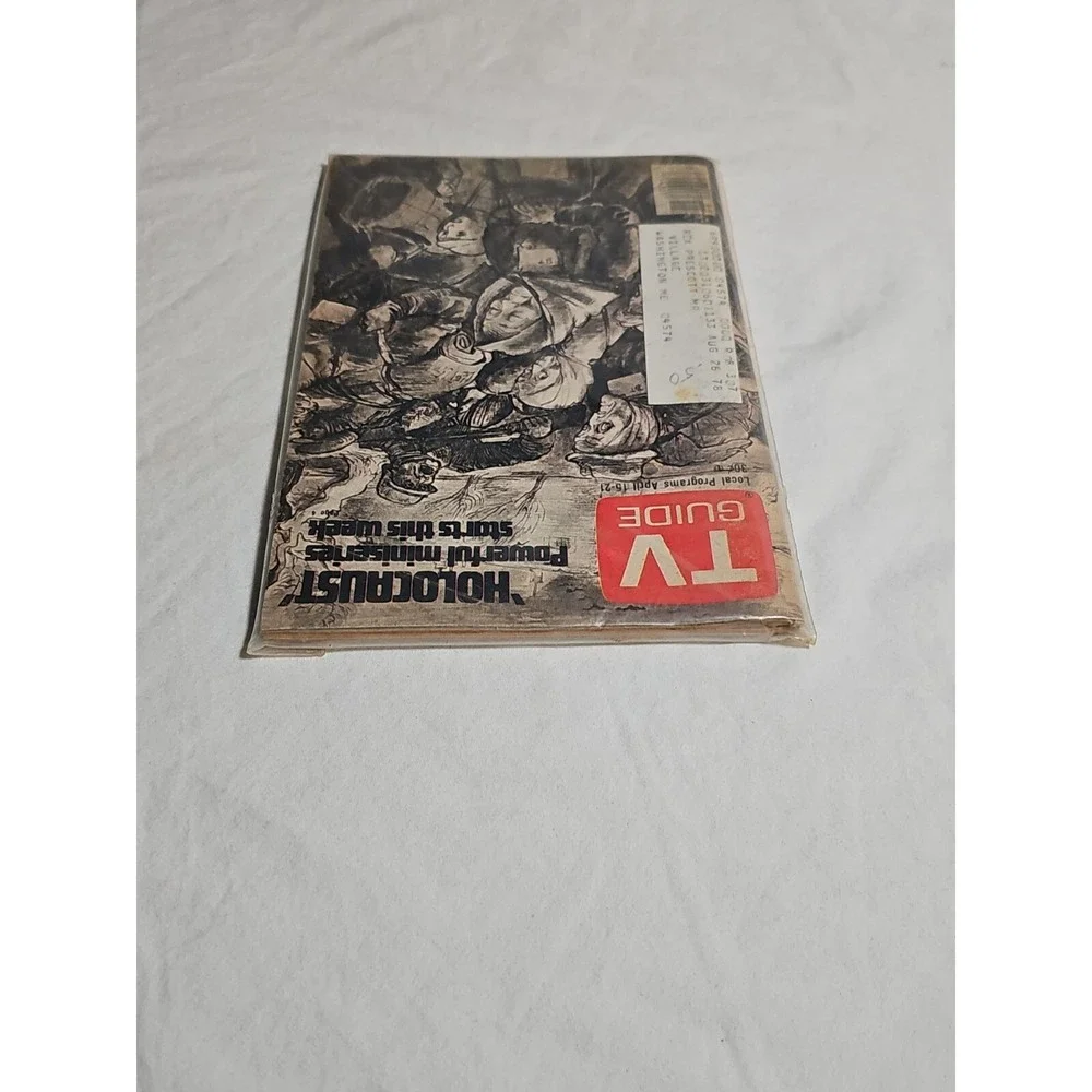 TV GUIDE 1978‎ April 15-21 'Holocaust' Powerful Miniseries Chuck Barris blue men